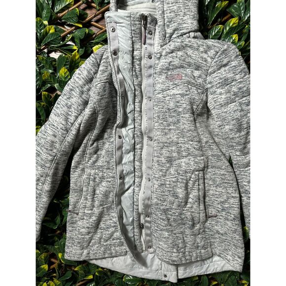 Northface Gray Full Zip Hoodie Jacket Women's Large - Picture 9 of 9